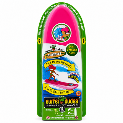 Classics Wave Powered Mini-Surfer and Surfboard Toy
