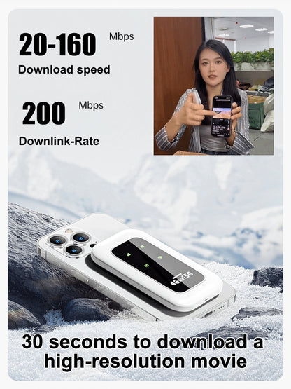 📶 All-Network Pocket WiFi – Ready in Seconds No Setup! No Hassle! Just Connect!🔥[Power on and use, free for life]