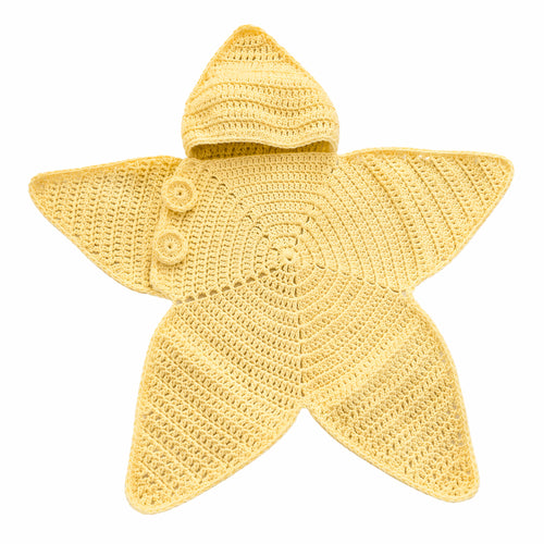 Hand-Knitted Starfish Baby Sleeping Bag