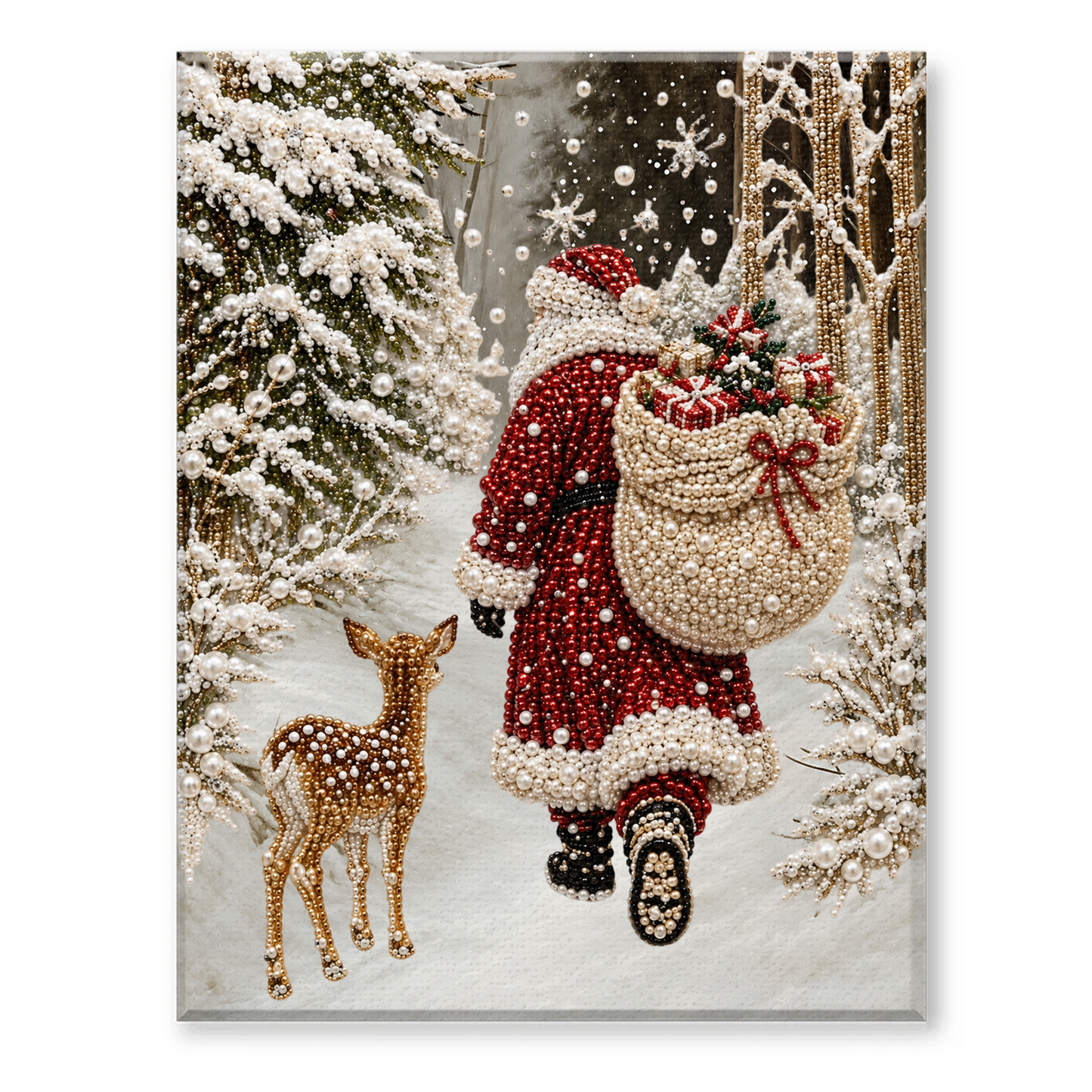 Festive Christmas Pearl Art DIY Kit