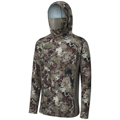🏖️Men’s UPF 50+ Hoodie Shirts with Mask