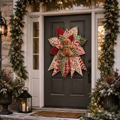 🎉 Holiday Celebration 🎄 – Festive Quilted Christmas Door Hanging DIY Sewing Kit