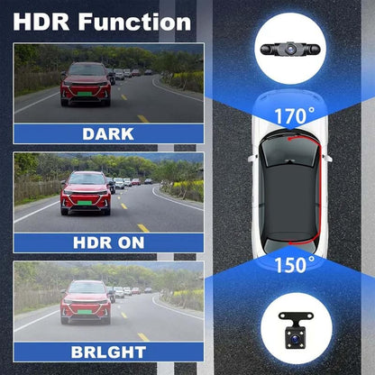 🚘 Drive Safer Today – Full View Car Dashcam System