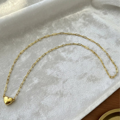 🔥🌹✨Stainless steel Heart Shape Pendant Magnetic Necklace