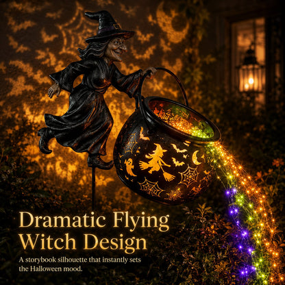 🔥Buy 2 Free Shipping🎃Halloween Witch Cauldron Garden Light