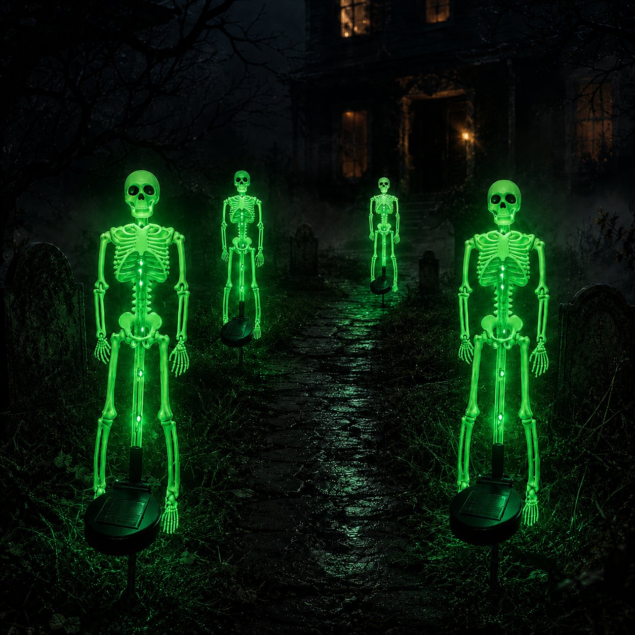 🎃 Halloween Early Bird Sale 🔥💀 Solar Skeleton Yard Stake