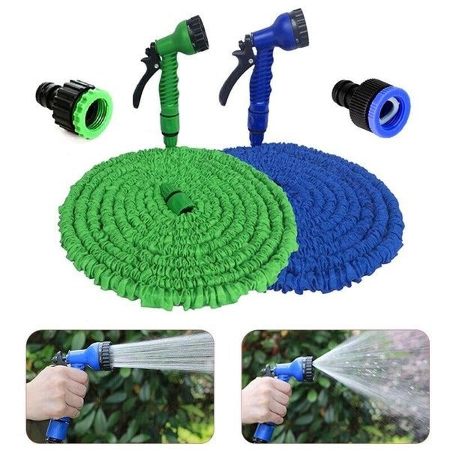 🏡Flexible Garden Water Hose w Spray Nozzle, Expanding Expandable Hose for Easy Outdoor Watering