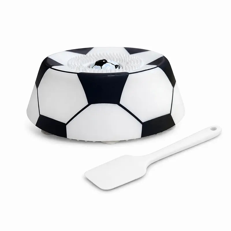 ⚽🐶 PAWPACE SOCCER-STYLE MULTI-PURPOSE DOG LICK BOWL
