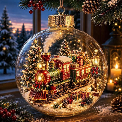 🔥HOT SALE - 🎄Glowing Christmas Diorama Ornament✨