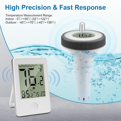 🏊Pool Thermometer🌡️(Fahrenheit Celsius switchable)