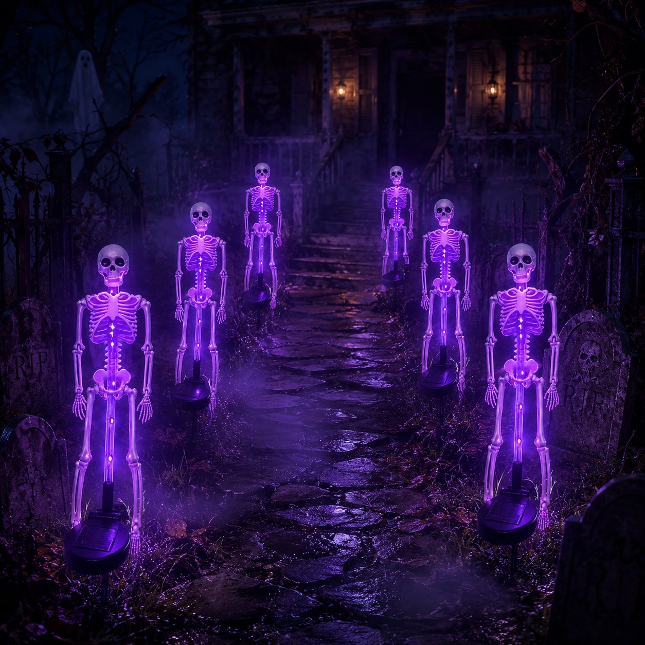 🎃 Halloween Early Bird Sale 🔥💀 Solar Skeleton Yard Stake