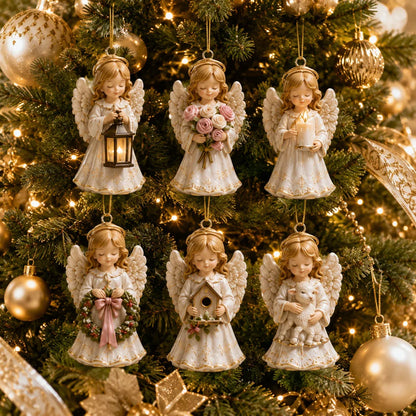 ⏳ Last Day Special – 👼 24-Day Angel Christmas Advent Calendar | 24 Unique Faith-Inspired Angel Ornaments with Hanging Loops for Daily Advent Surprises & Tree Display 🎄✨