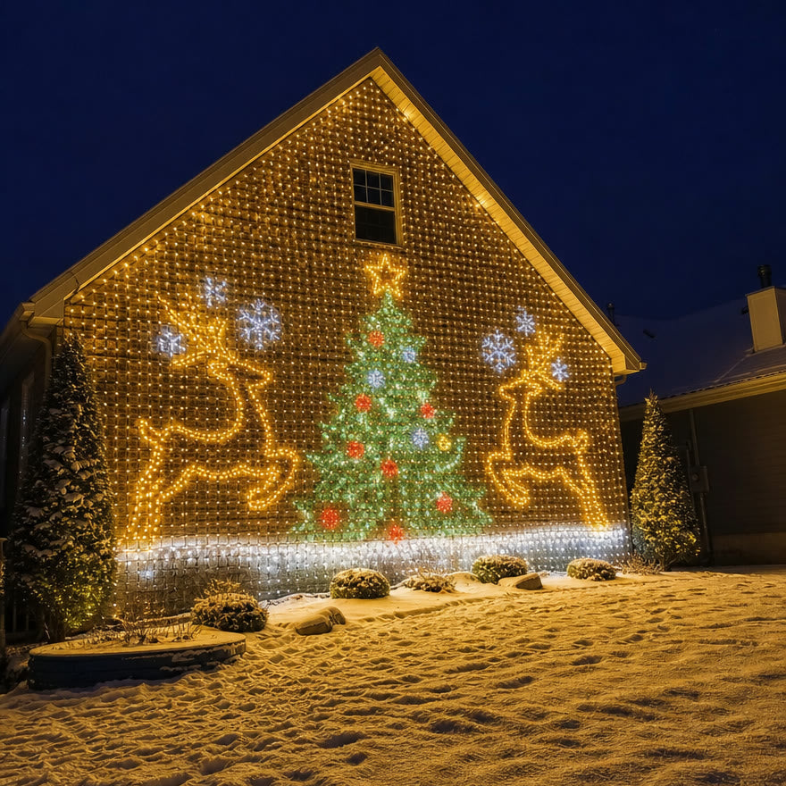🎄 Smart DIY Programmable Curtain String Lights – Create Your Own Holiday Magic