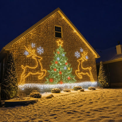 🎄 Smart DIY Programmable Curtain String Lights – Create Your Own Holiday Magic