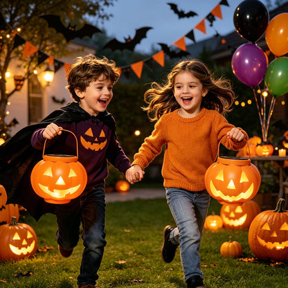 🎃 Light Up Your Halloween with Charming Solar Jack-O'-Lanterns!