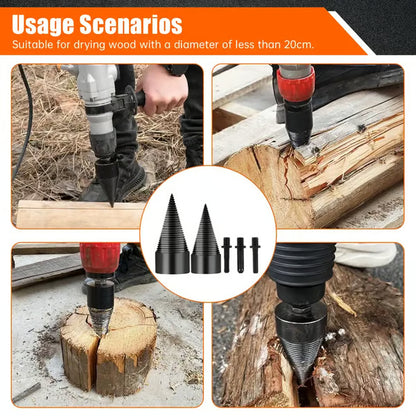 WOOD LOG SPLITTER FIREWOOD DRILL BIT
