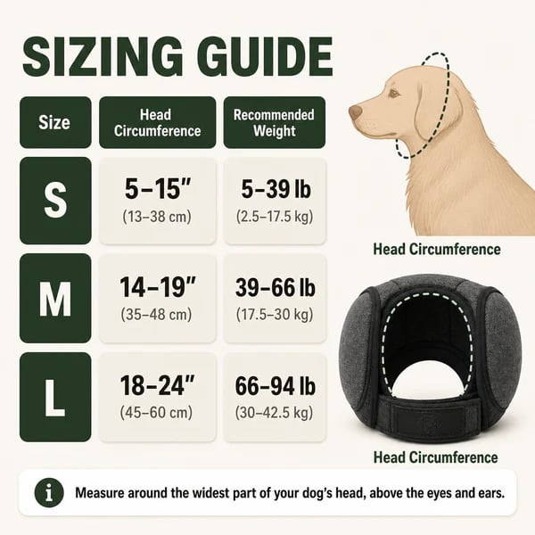 🐶Noise Cancelling Dog Ear Wrap