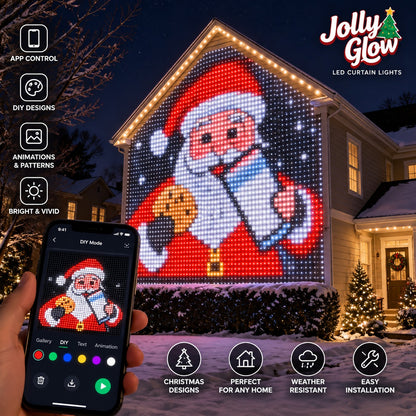 🎄 Smart DIY Programmable Curtain String Lights – Create Your Own Holiday Magic