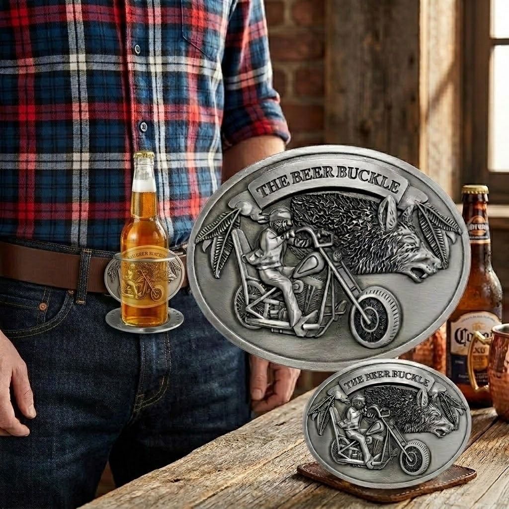 🎁 Perfect Gift for Beer Lovers – Country Beer Belt Buckle™