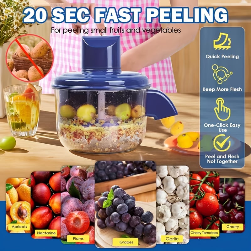 🔥LAST DAY SALE - Universal Automatic Peeler | The Smart Kitchen Gadget That Peels Fruits & More In Seconds