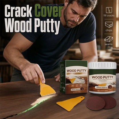 🚪Wood Repair Filler Putty – Fills Cracks & Chips, Smooths Surfaces