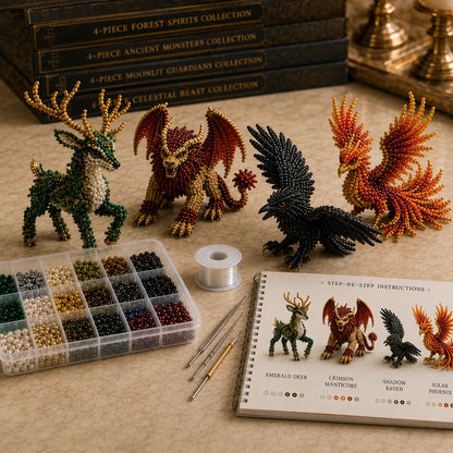 3D Beaded Animal & Fantasy DIY Collection