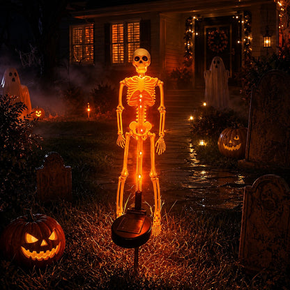 🎃 Halloween Early Bird Sale 🔥💀 Solar Skeleton Yard Stake