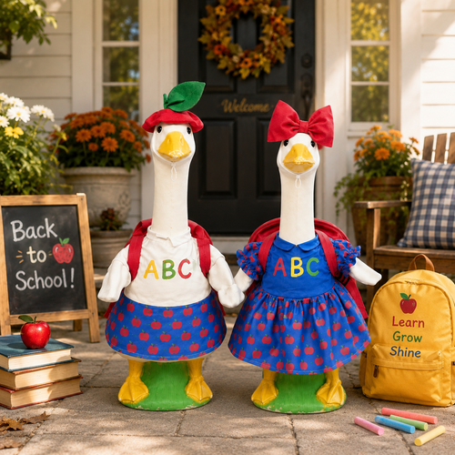 🍎 Back-to-School Goose Duo™ | A Sweet Welcome to a New School Year