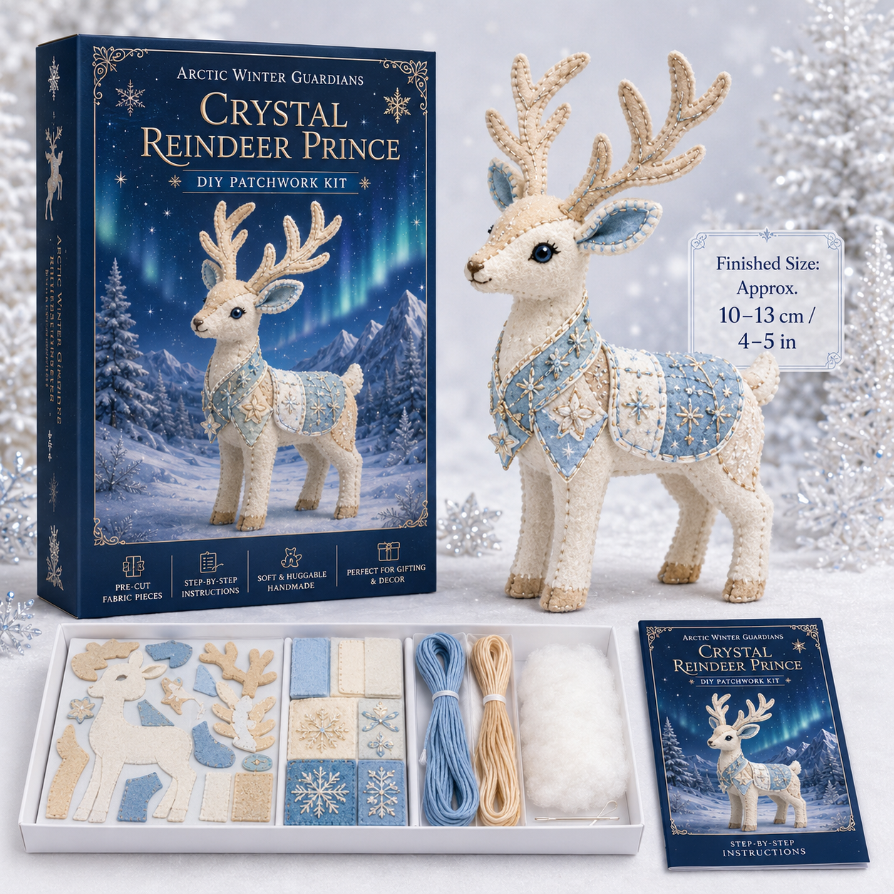 Arctic Winter Guardians DIY Patchwork Kit –🔥Easy, Relaxing & Satisfying to Make