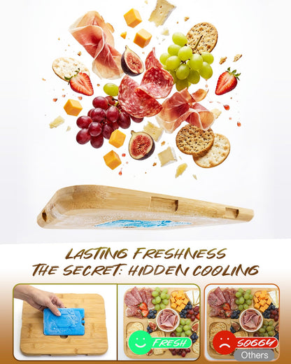 🧀Charcuterie Board with Lid