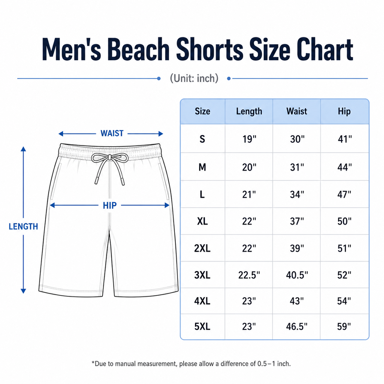 Custom Funny Patriotic Face Swim Trunks for Men