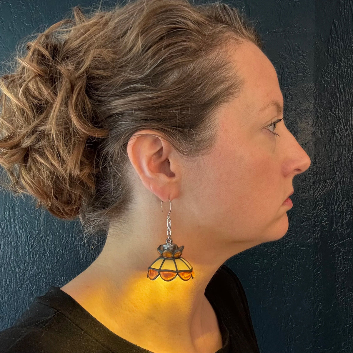 ✨ Whimsical Lamp Shade Earrings