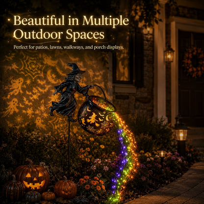 🔥Buy 2 Free Shipping🎃Halloween Witch Cauldron Garden Light