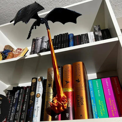 🐉Fly-By Fire Breathing Dragon Bookshelf Decor
