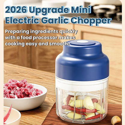2026 Upgrade Electric Garlic Chopper Mini