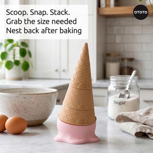 Ice Cream Measuring Cups Set
