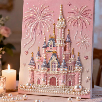 ⚡️Buy 2 Free Shipping🏰✨DIY Beaded Art Kit - Castle Pearl Painting
