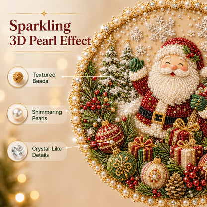 🌸🌻🍂🎄✨ Four Seasons & Holiday Pearl Art Hanging Wreath Kit