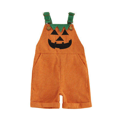 😈🎃 TODDLER HALLOWEEN DEVIL OVERALLS