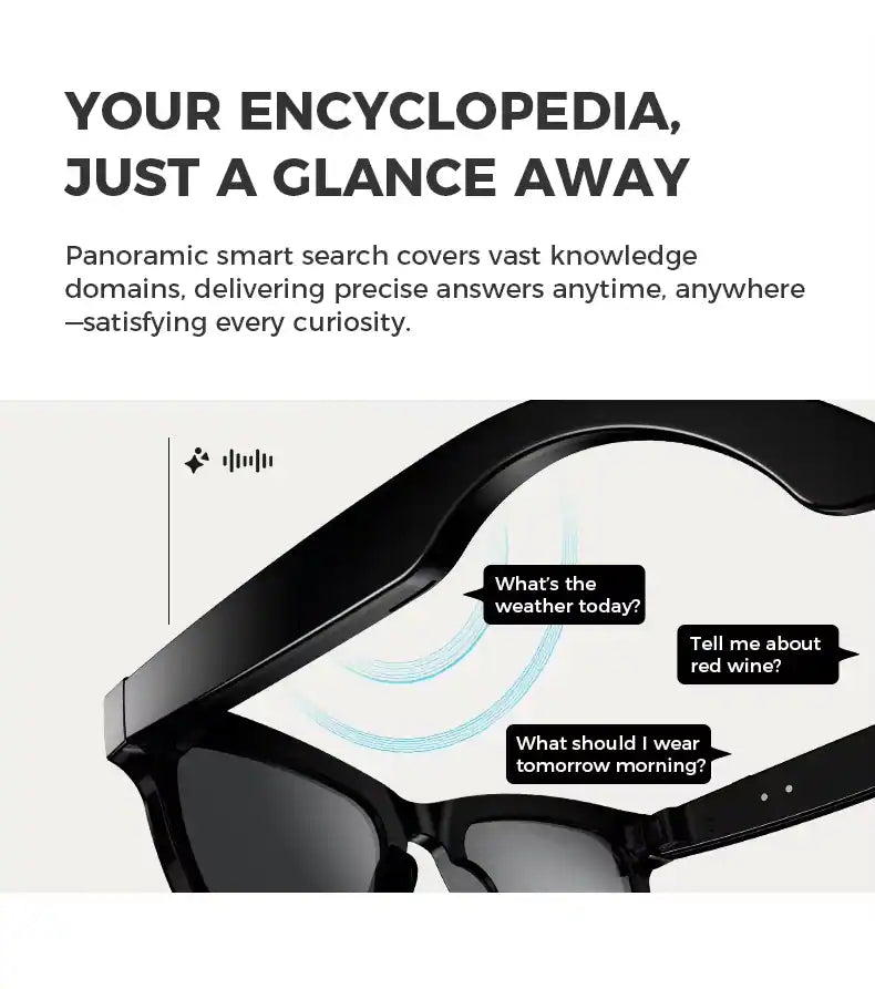 🔥LAST DAY 57% OFF - AI Vision Smart Glasses™—Real-time Translation, Camera, Music, and AI Assistant