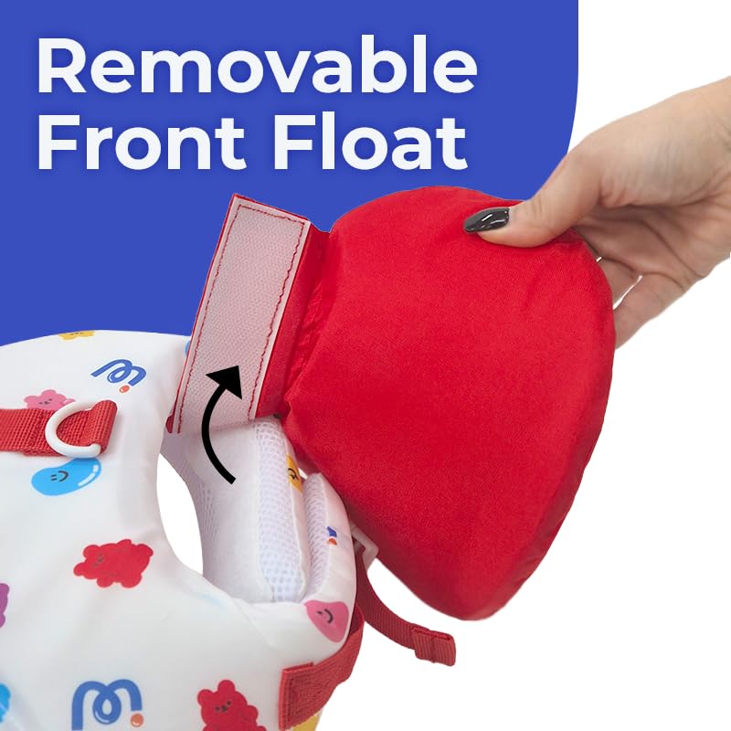 Dog Life Jacket - Pet Safety Vest with Removable Front Float & Rescue Handle