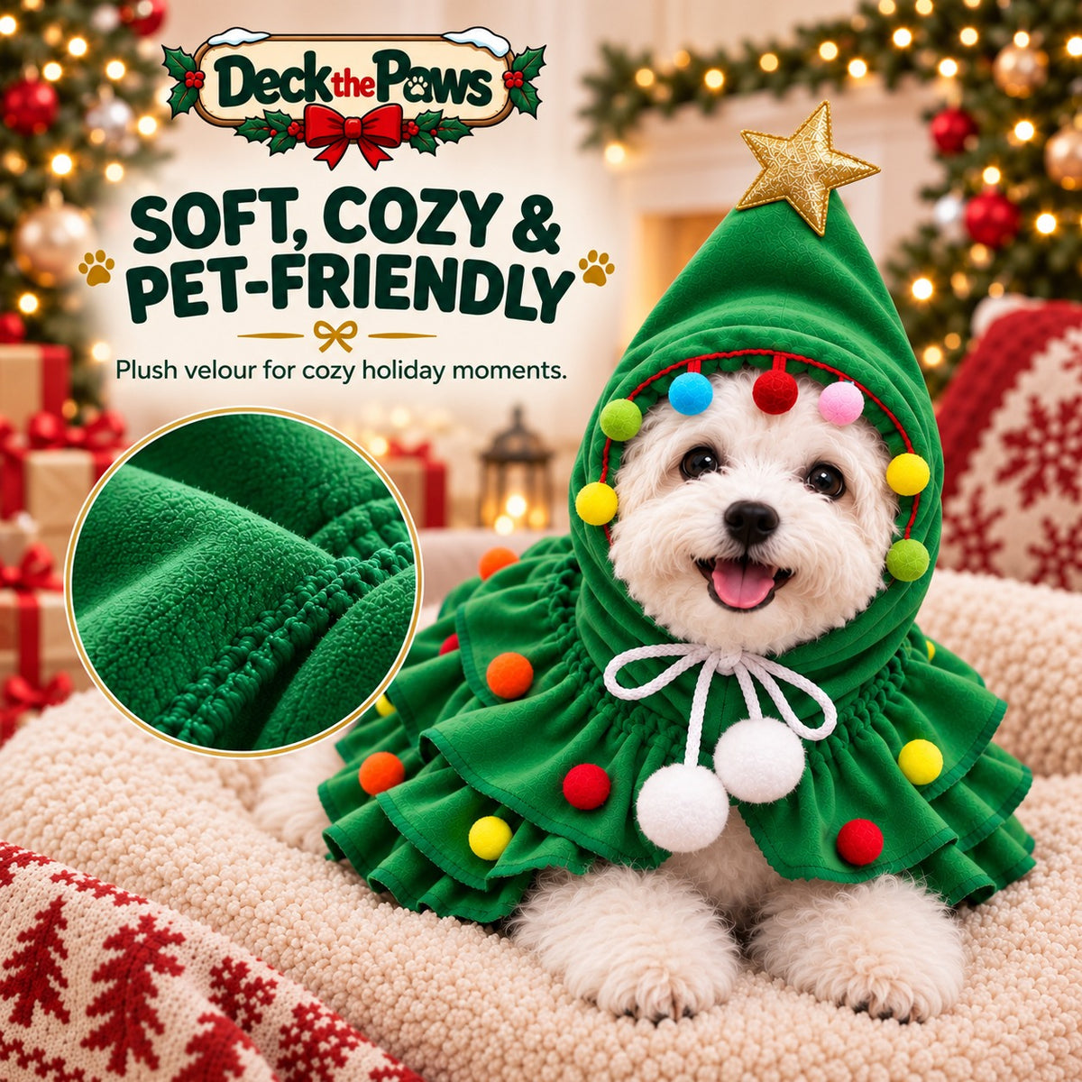 🎄Christmas Tree Pet Costume