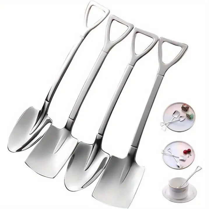 🥄HOLIDAY READY: THE 4-PIECE DESSERT SPOON SET — SERVE IN STYLE🥄