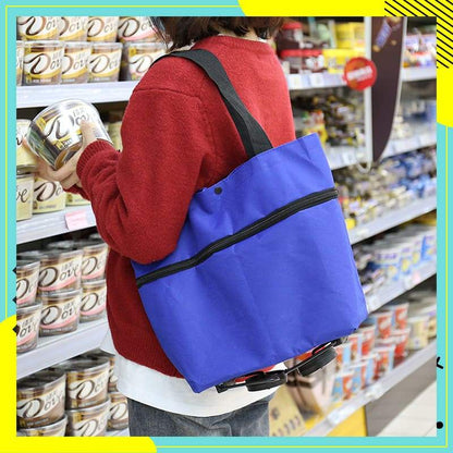 🛒Foldable 2-in-1 Shopping Bag