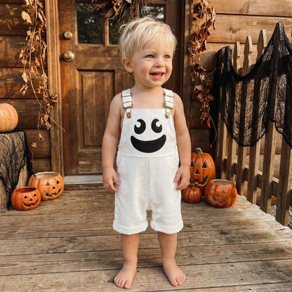 😈🎃 TODDLER HALLOWEEN DEVIL OVERALLS