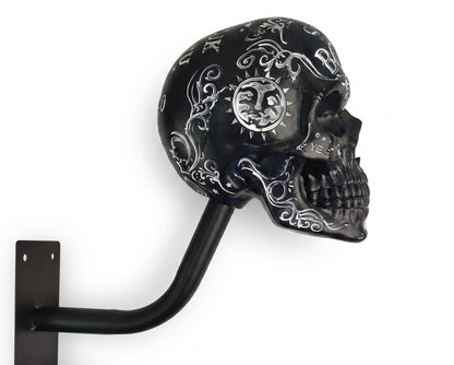 Skull Helmet Wall Mount – Heavy-Duty Biker Helmet & Gear Holder