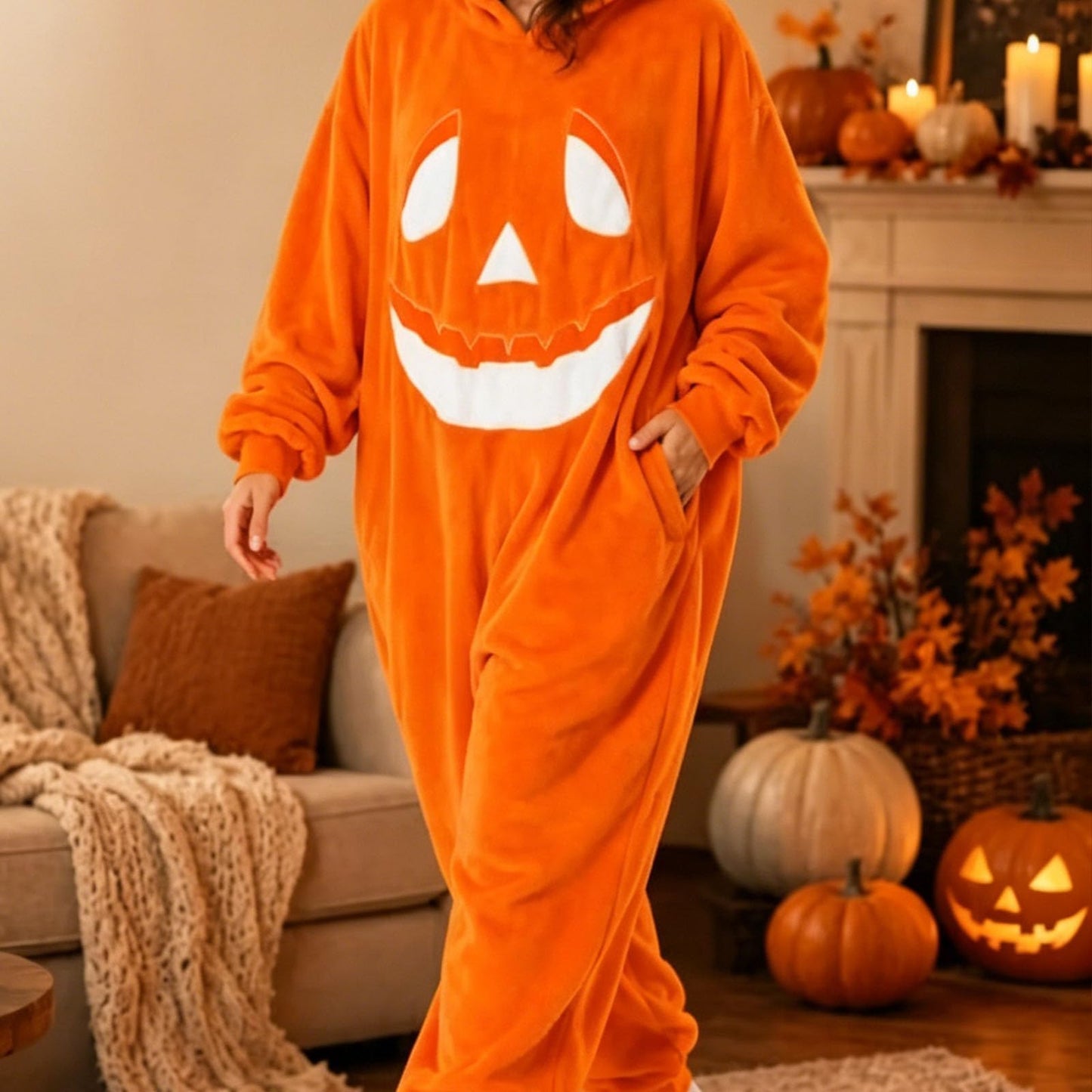 🎃 Pumpkin Lantern Halloween Costume