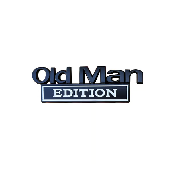 🔥2026 Summer Sale - 🚗 Old Man/Lady Edition Car Emblem