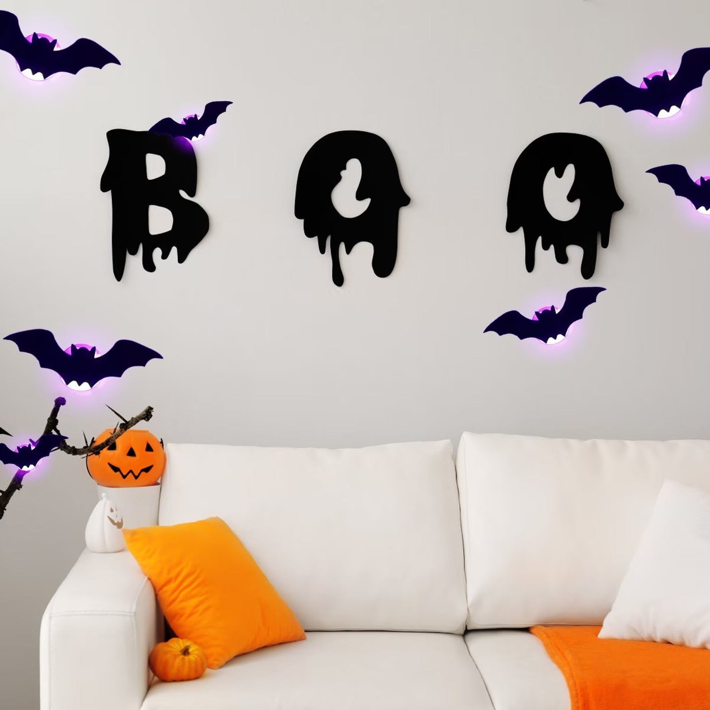 Halloween 3D Lighted LED Flashing Bats 🦇 | Buy 2 Get 1 FREE Limited Time Offer