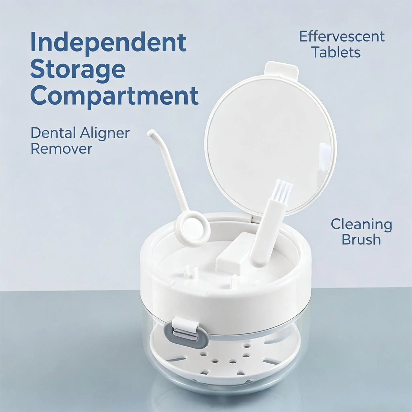 🦷✨ RETAINER CLEANER CASE BOX